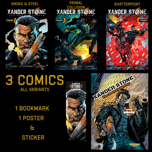 Xander Stone: The Bounty Hunter #1 Bundle